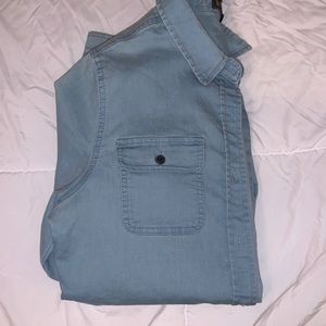 Light wash denim jacket